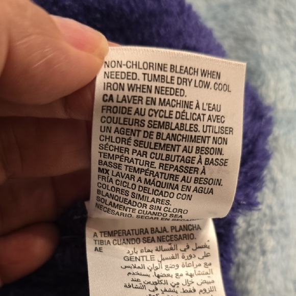 Style & Co Blue Crew Neck Sweater with Sporty Accents - Picture 8 of 13